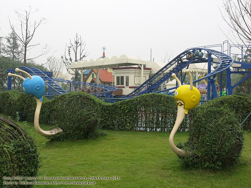 Baby Roller Coaster Floraland Continent Park Wenjiang Chengdu