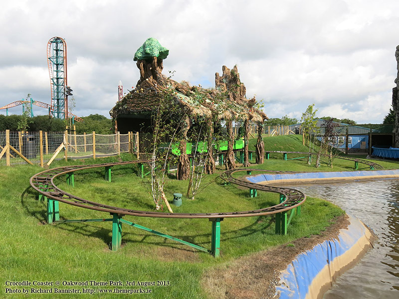 Crocodile Coaster Oakwood Theme Park Narberth Pembrokeshire