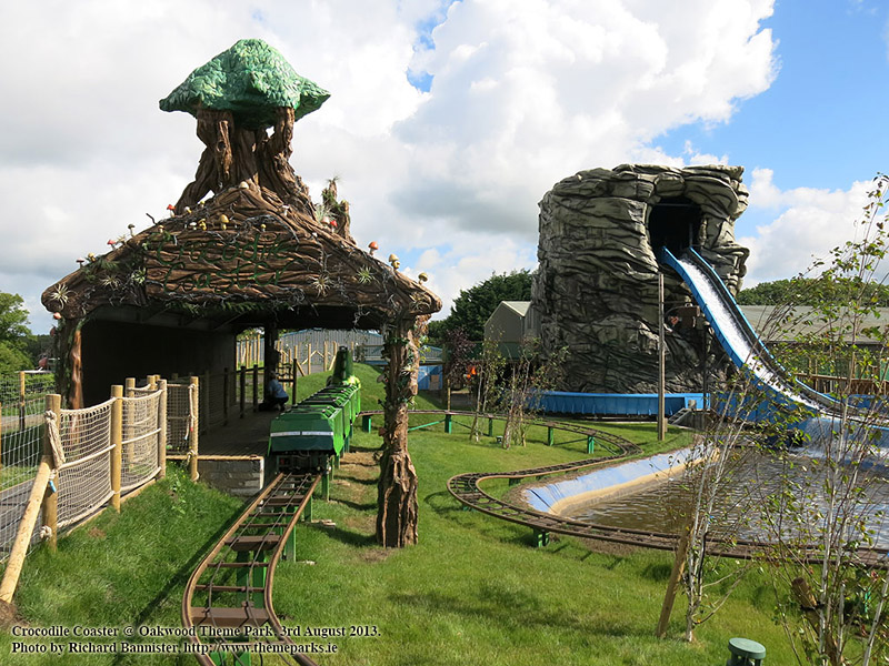 Crocodile Coaster Oakwood Theme Park Narberth Pembrokeshire