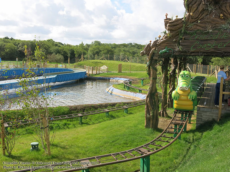 Crocodile Coaster Oakwood Theme Park Narberth Pembrokeshire