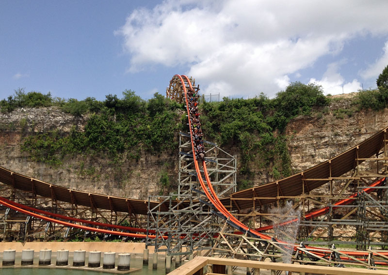 Iron Rattler Roller Coaster Six Flags San Antonio East Coasters | Iron