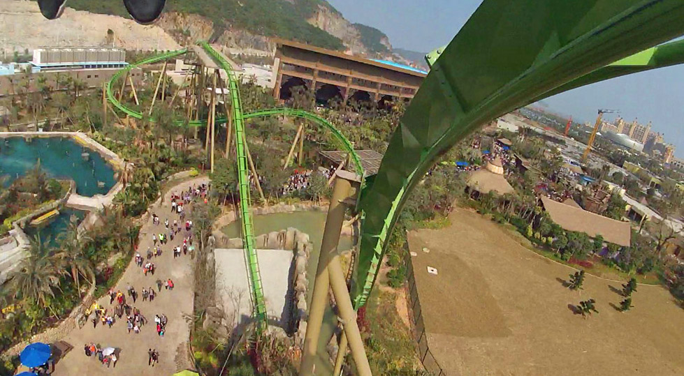 Parrot Coaster Chimelong Ocean Kingdom Xiangzhou Zhuhai