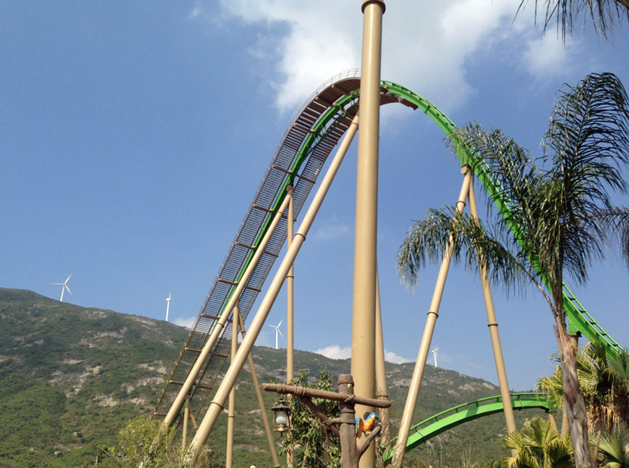 Parrot Coaster Chimelong Ocean Kingdom Xiangzhou Zhuhai