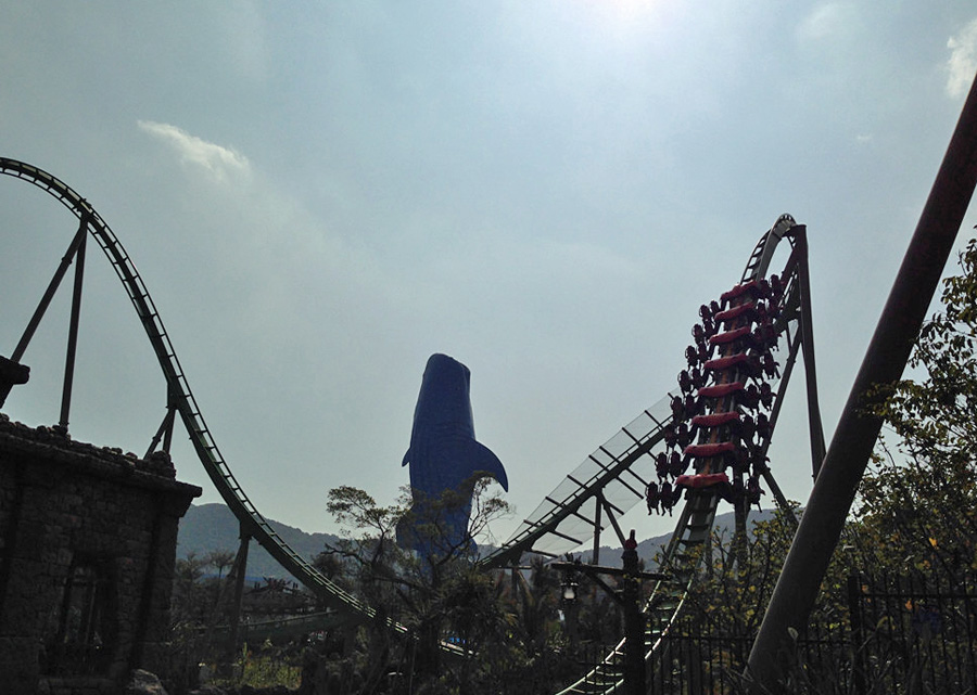 Parrot Coaster Chimelong Ocean Kingdom Xiangzhou Zhuhai