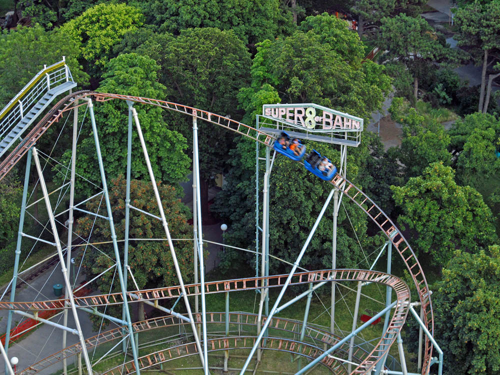 Super 8er Bahn Wiener Prater Vienna Vienna Austria