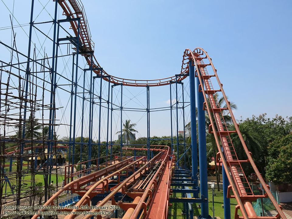 Roller Coaster MGM Dizzee World Muttukadu Tamil Nadu India