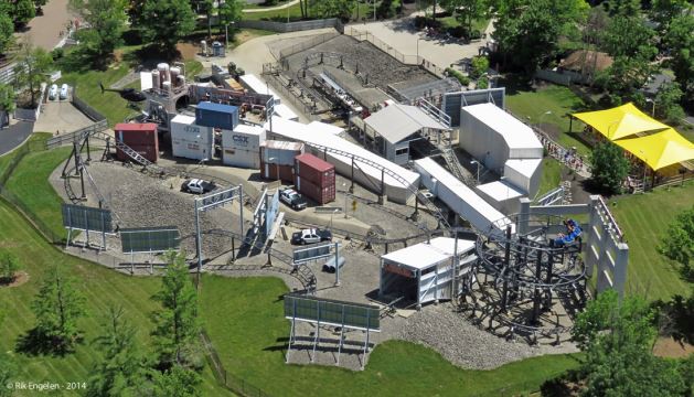 Backlot Stunt Coaster Kings Island Mason Ohio United States