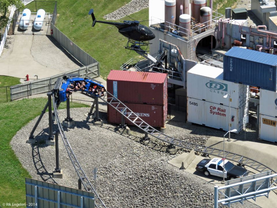 Backlot Stunt Coaster Kings Island Mason Ohio United States