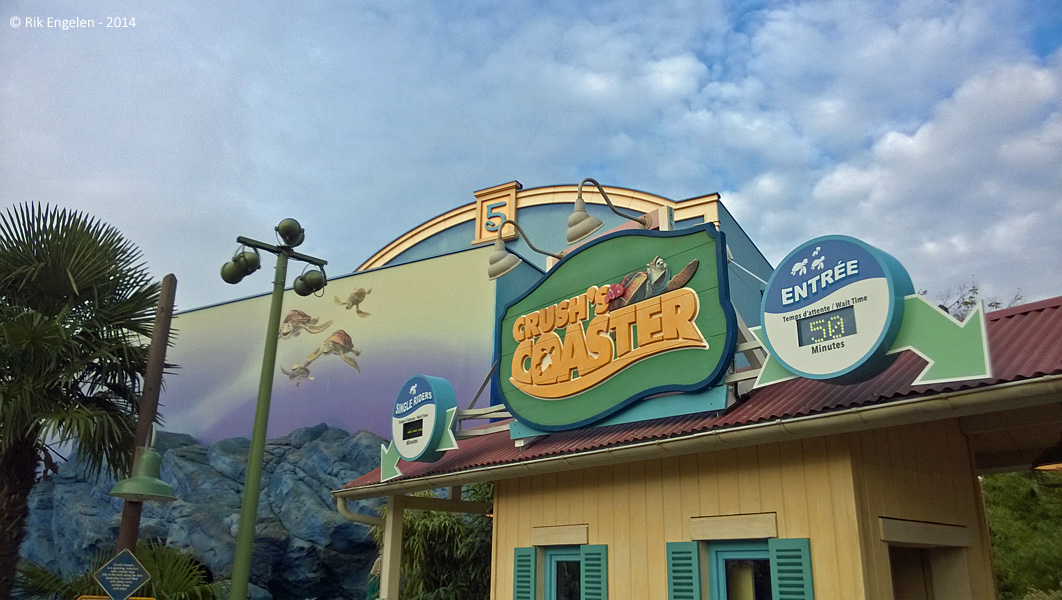 Crush's Coaster - Disneyland Paris - Disney Adventure World (Marne