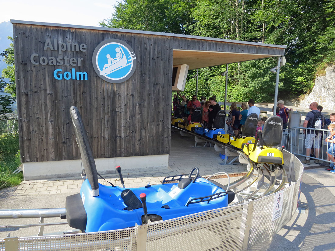 Alpine Coaster Golm Vandans Vorarlberg Austria