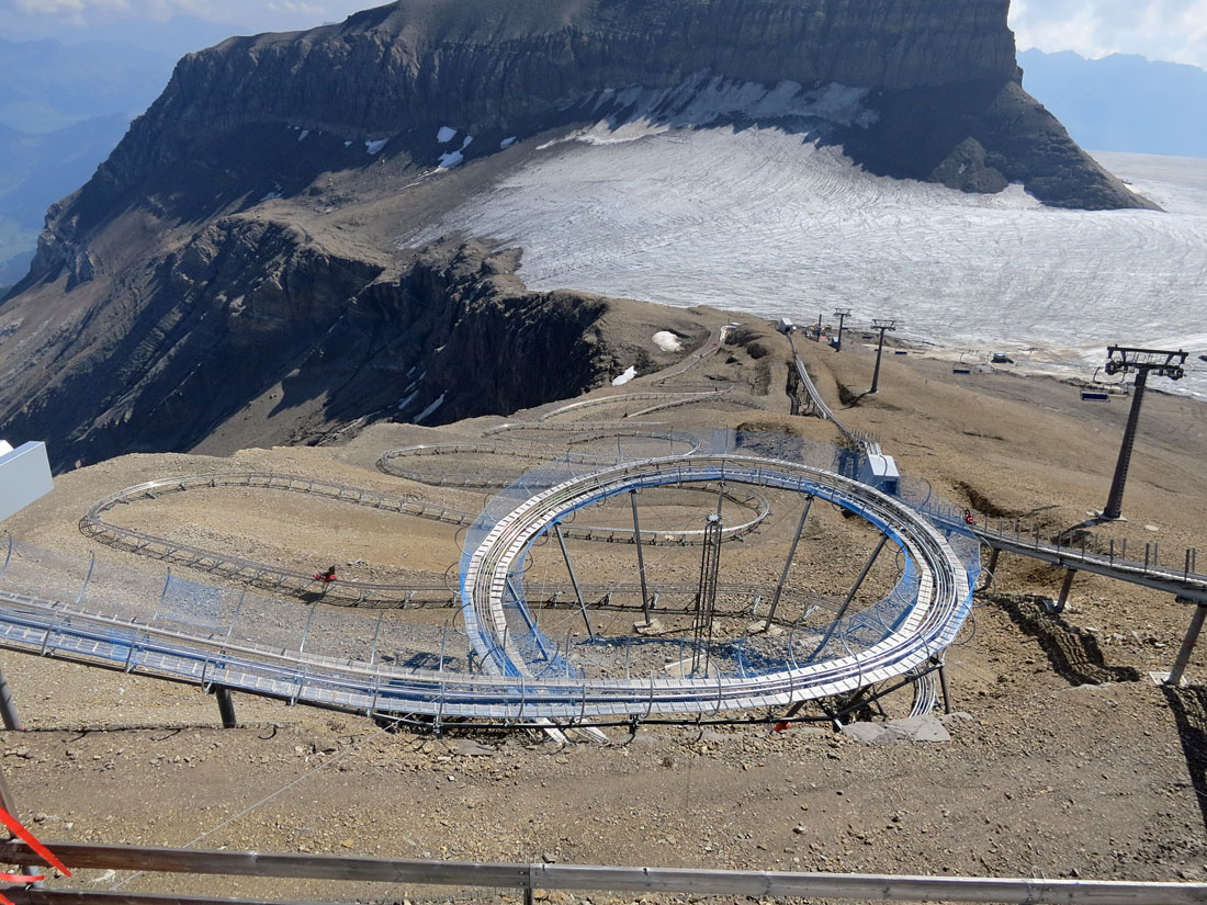 Alpine Coaster Glacier 3000 Les Diablerets Vaud Switzerland