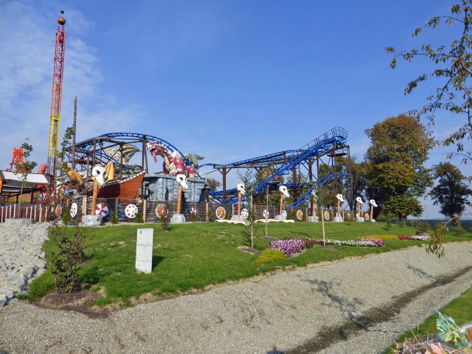 Viking Roller Coaster Energylandia Zator Ma opolskie Poland