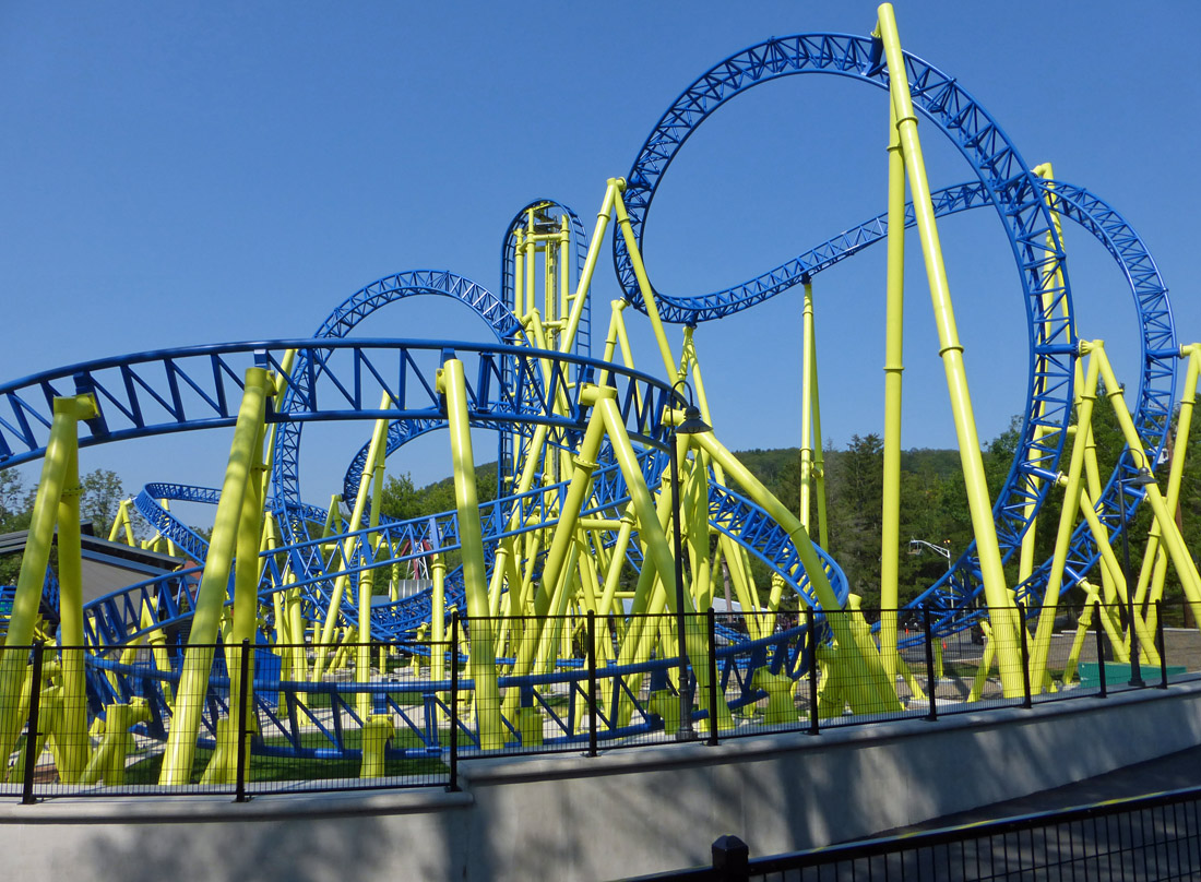 Roller Coaster DataBase  Knoebels amusement park, Roller coaster