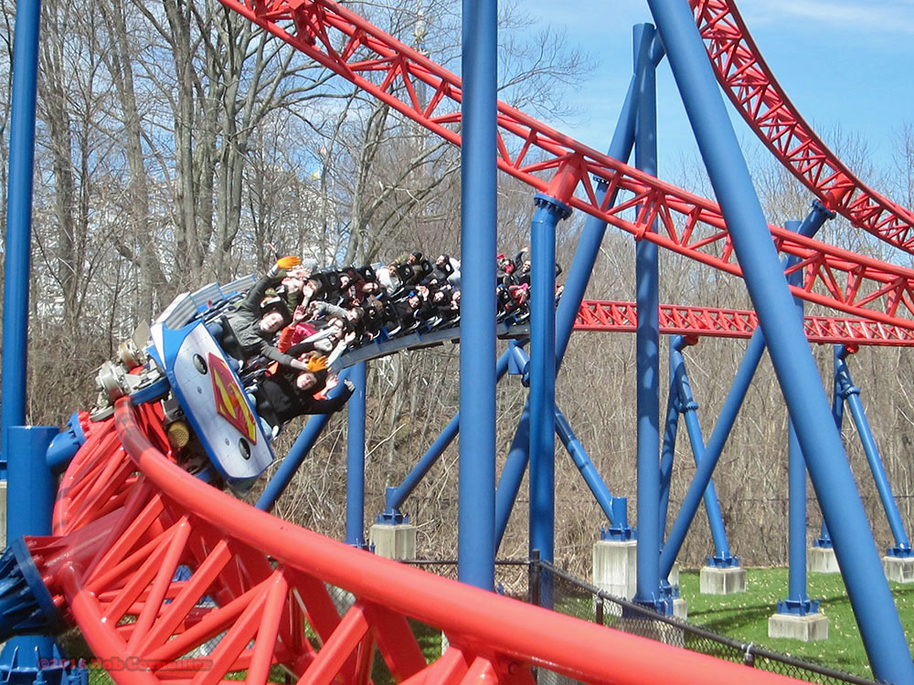 superman roller coaster