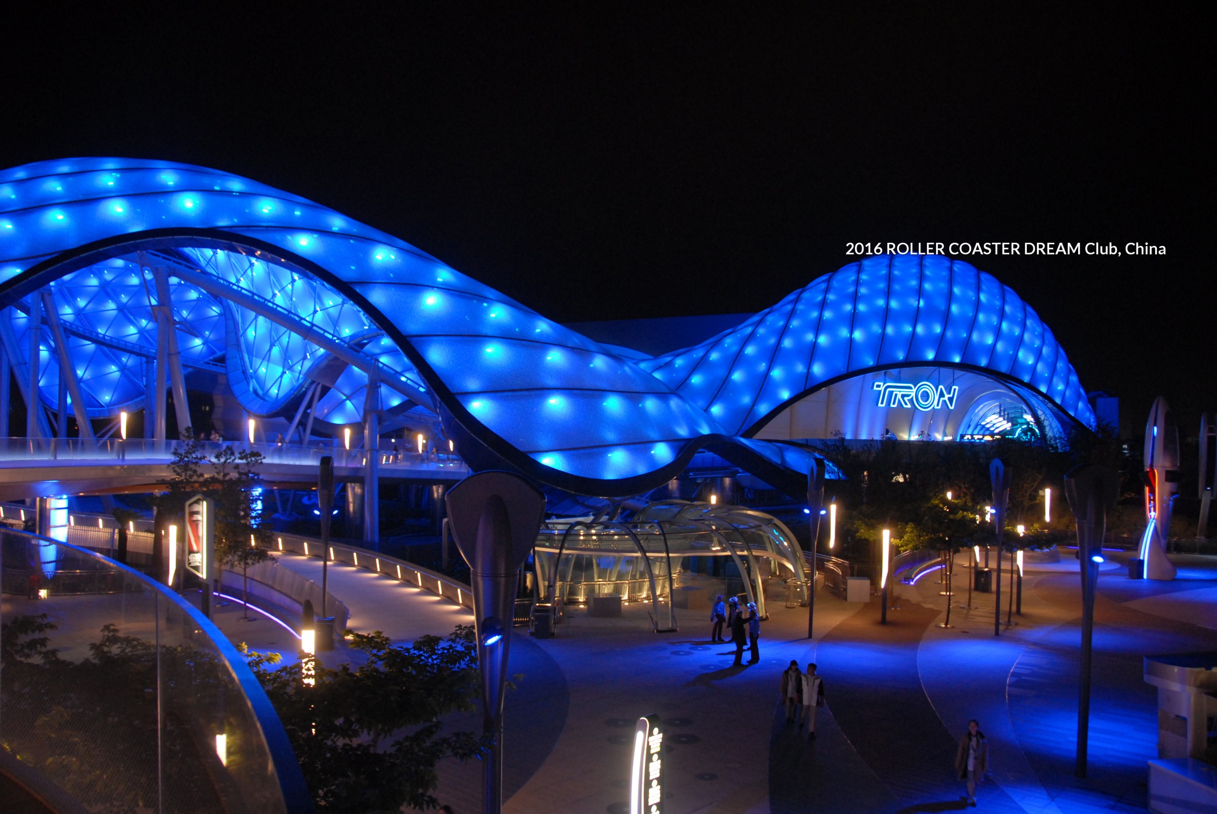 TRON Lightcycle Power Run Shanghai Disneyland Pudong Shanghai