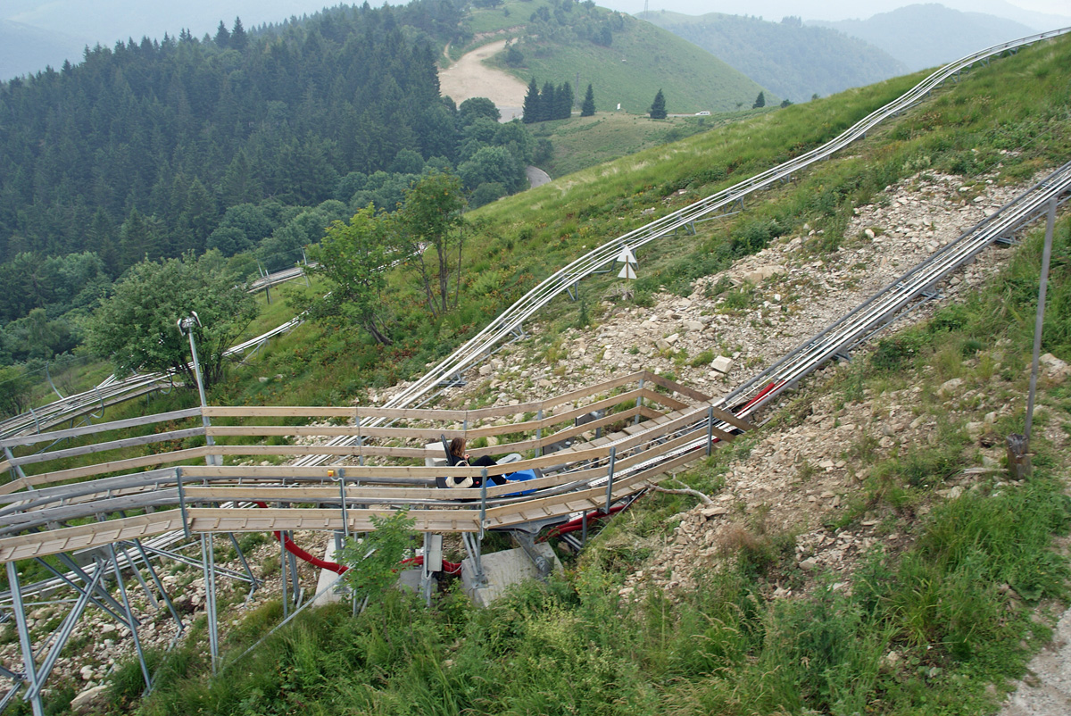 Alpine Coaster Alpyland Mottarone Stresa Piedmont Italy