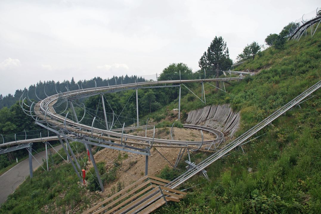 Alpine Coaster Alpyland Mottarone Stresa Piedmont Italy