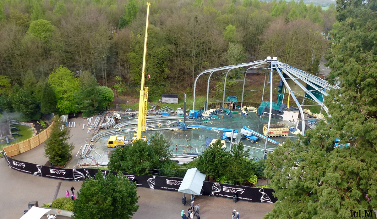 Black Hole Alton Towers Alton Staffordshire England United