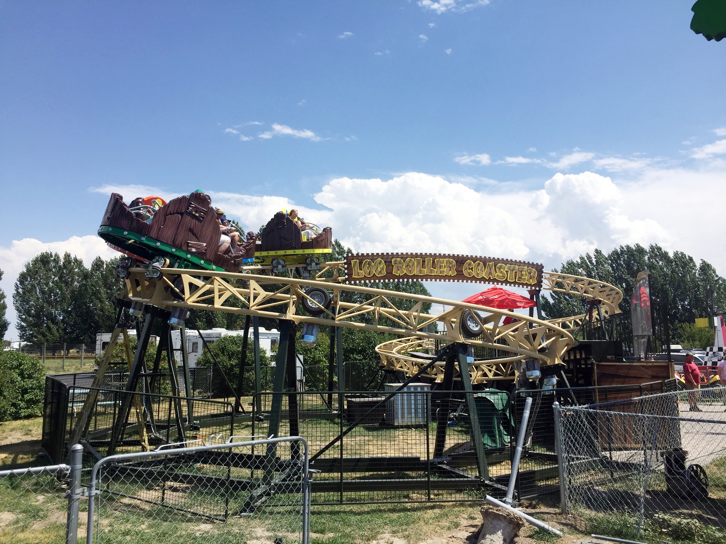 Log Roller Coaster Yellowstone Bear World Rexburg Idaho