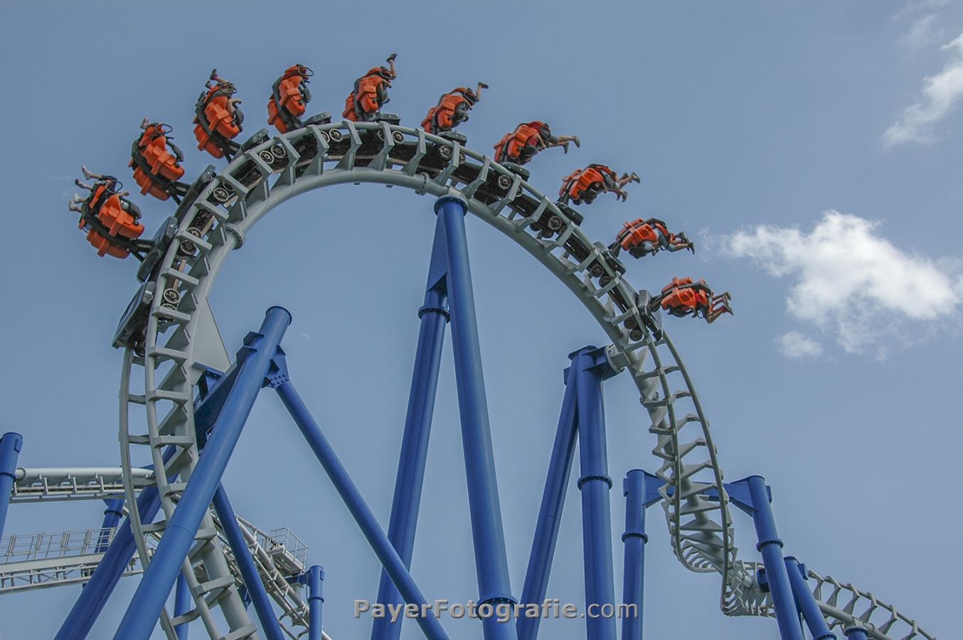 Blue Tornado Gardaland Castelnuovo del Garda Veneto Italy