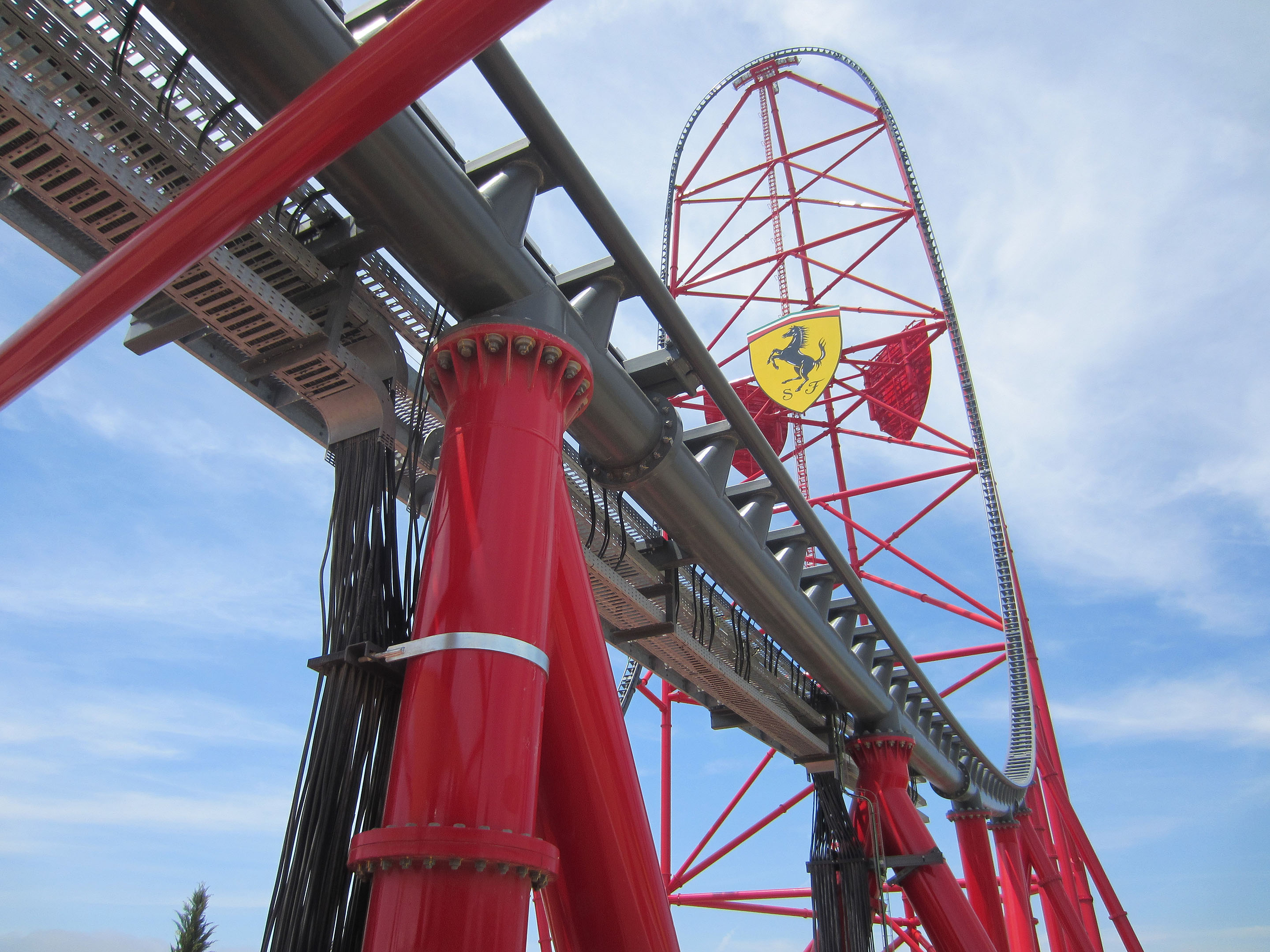 Red Force Ferrari Land Salou Tarragona Catalonia Spain