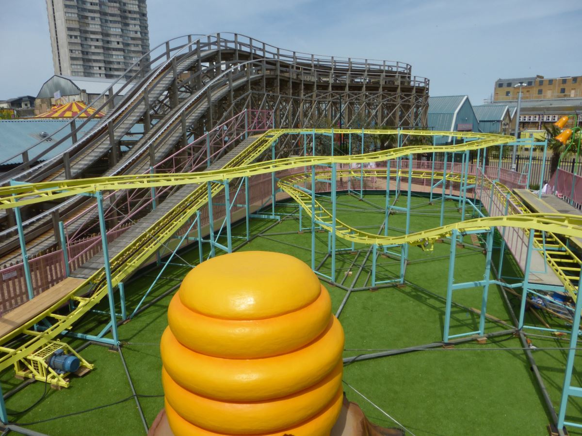 Busy Bee Coaster Dreamland Margate Kent England United Kingdom