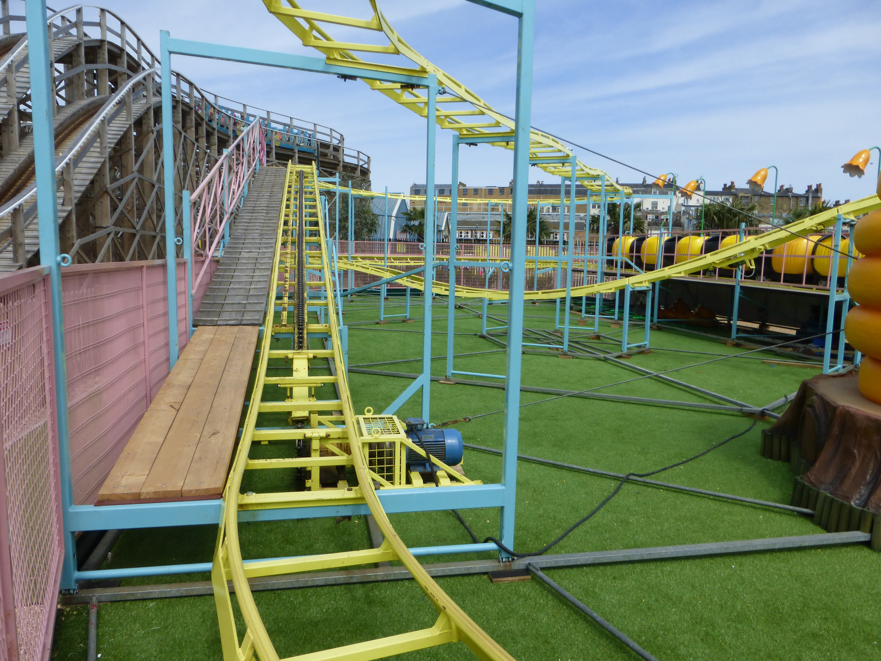 Busy Bee Coaster Dreamland Margate Kent England United Kingdom