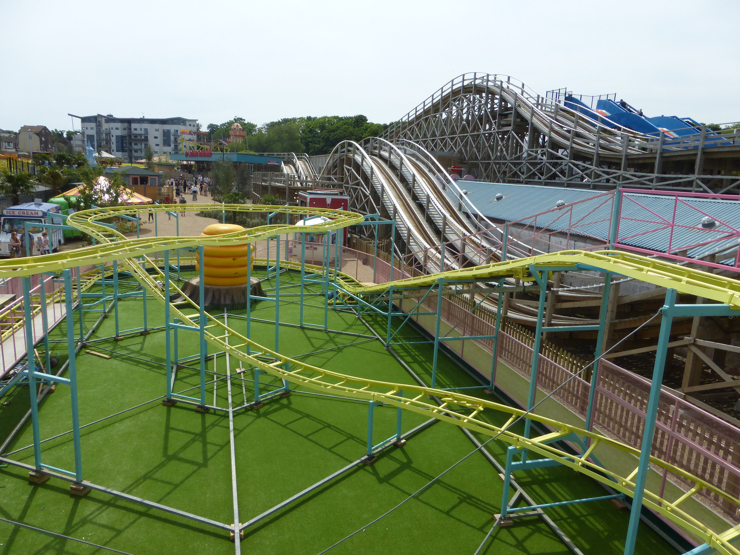 Busy Bee Coaster Dreamland Margate Kent England United Kingdom