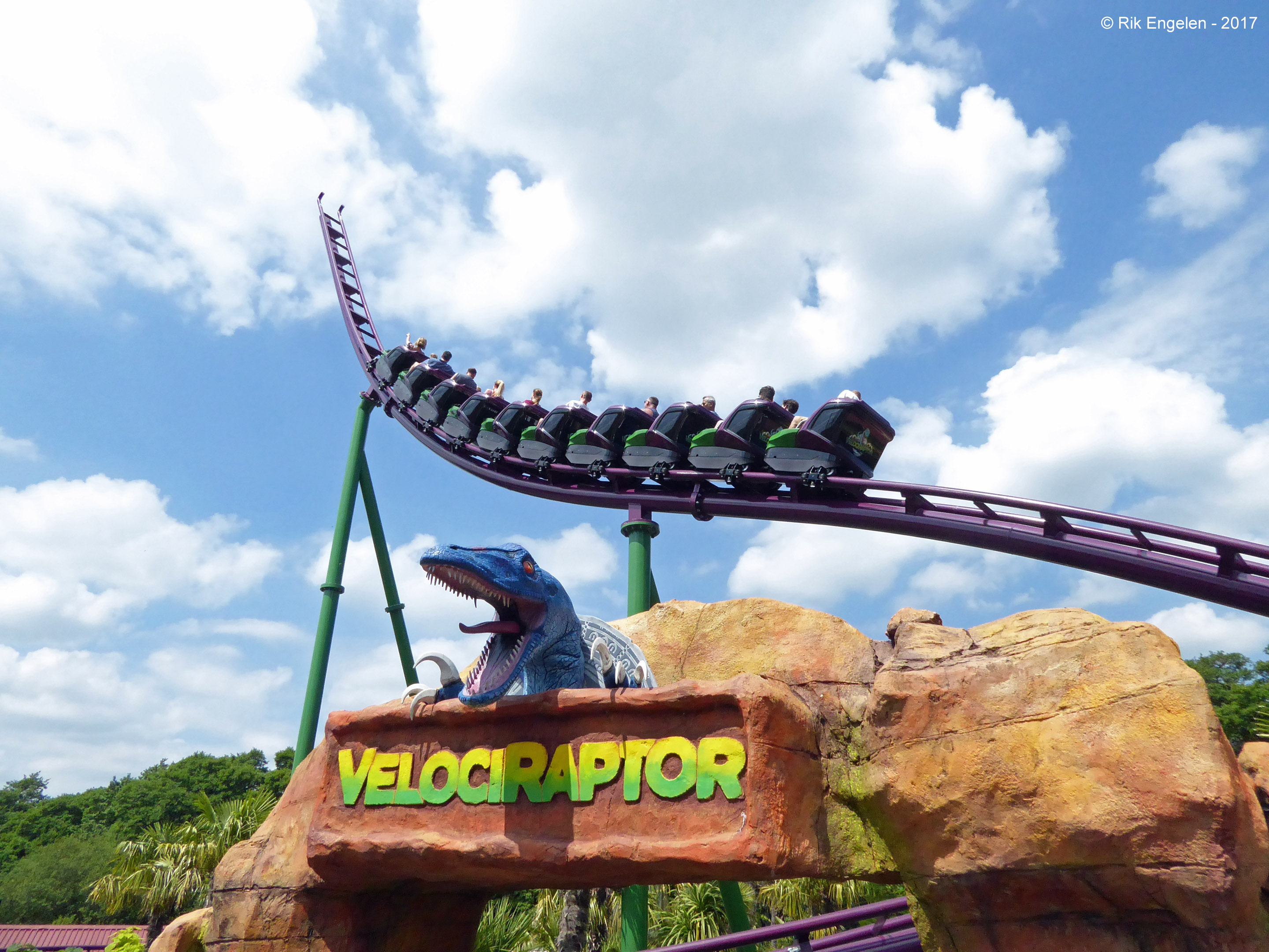 Velociraptor Paultons Park Romsey Hampshire England United