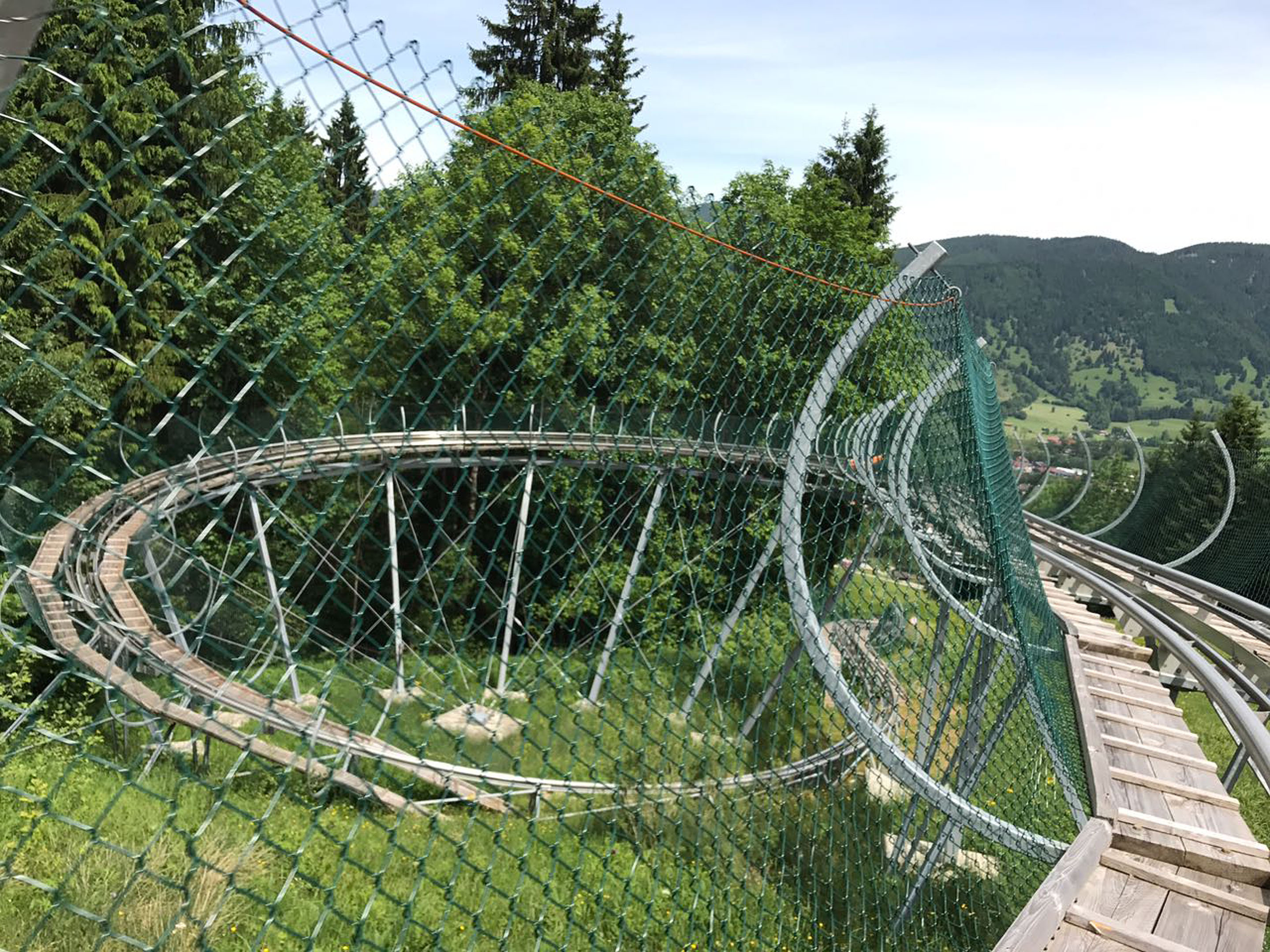 Alpine Coaster Kolbensattel Oberammergau Bavaria Germany