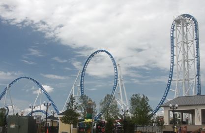 Rollin Thunder Tropic Falls Theme Park Foley Alabama United