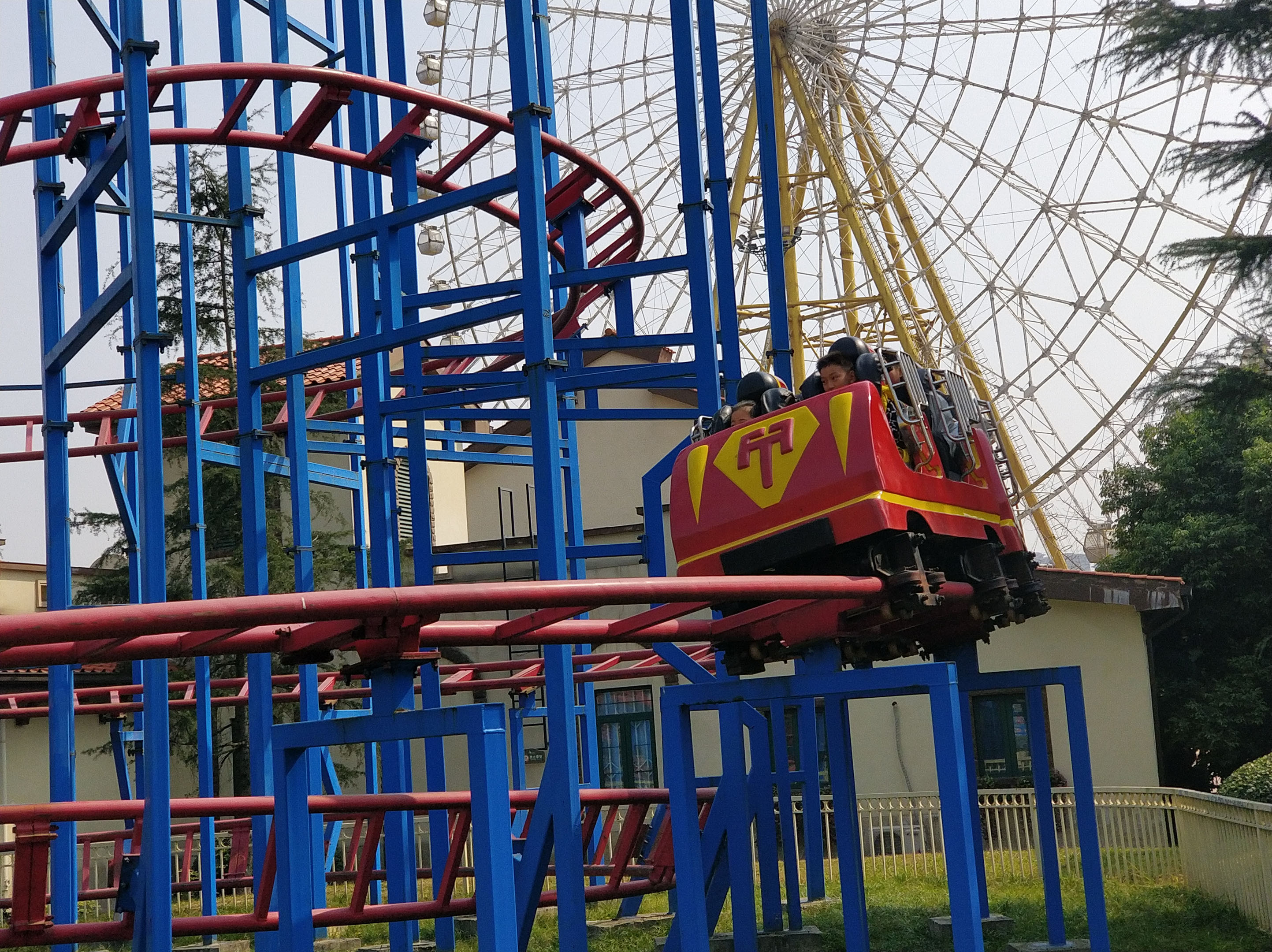 Veteor Roller Coaster Floraland Continent Park Wenjiang