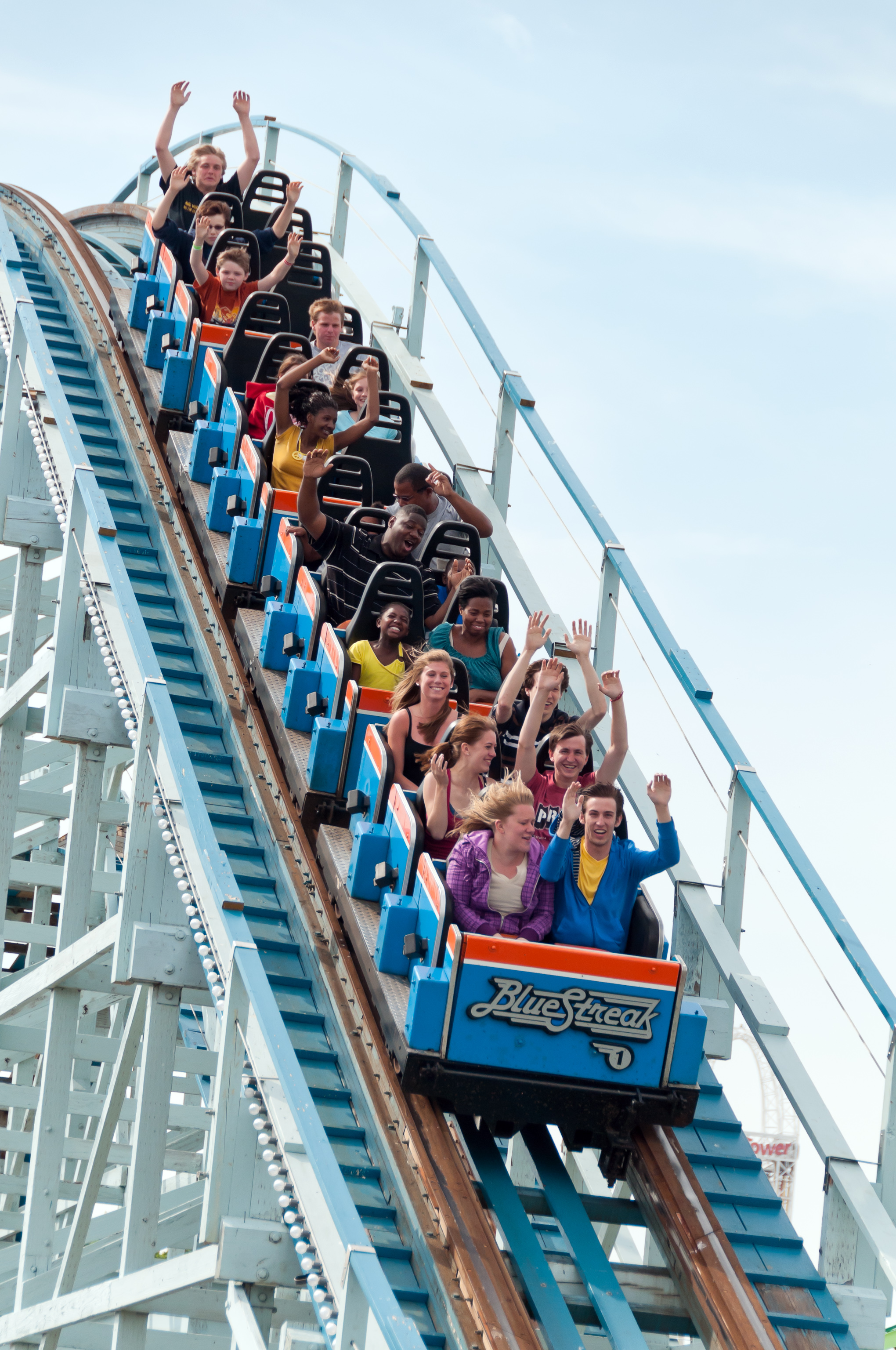 Blue Streak Roller Coaster