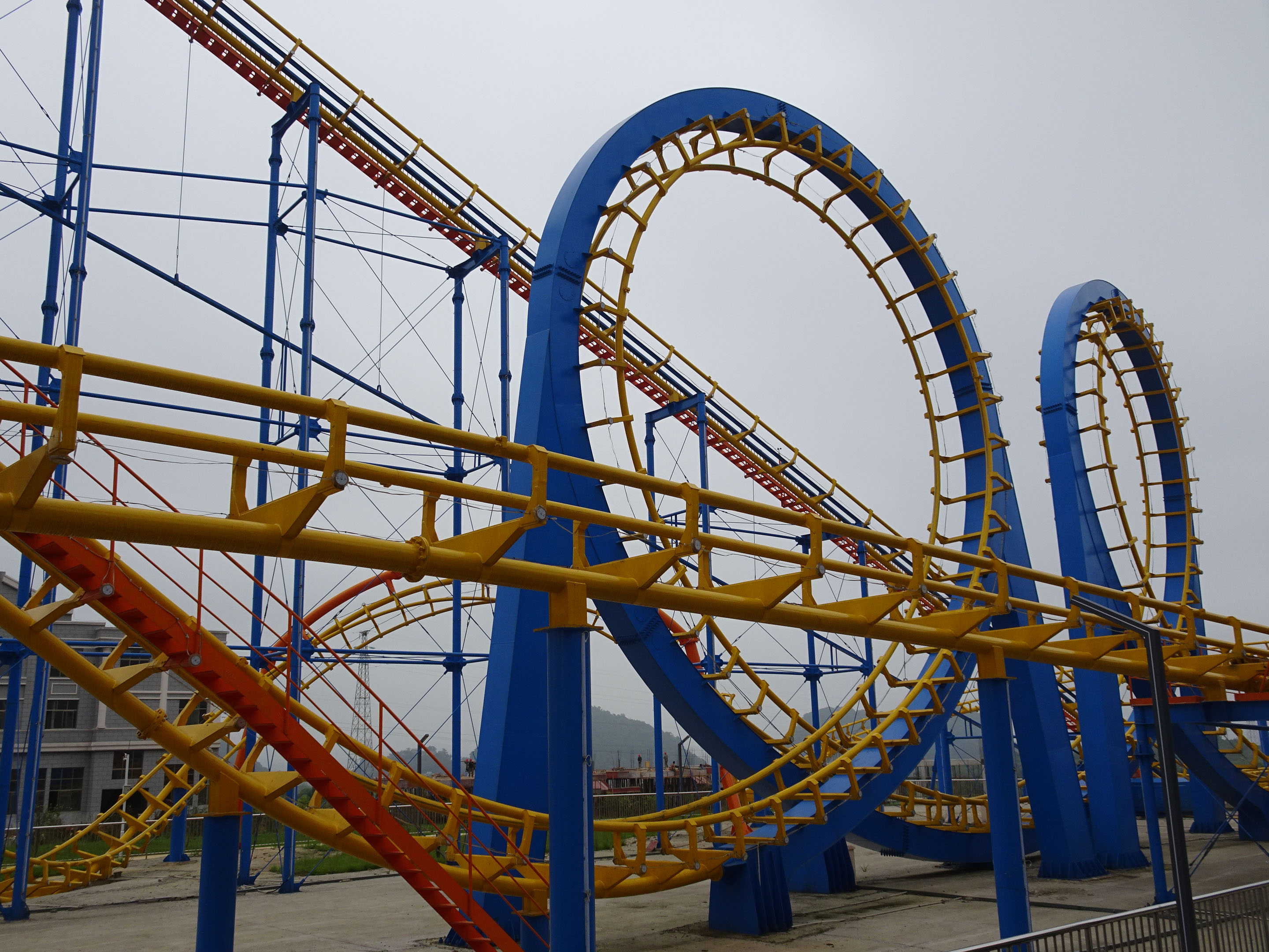 Four Ring Roller Coaster - Shen Jun Ecological Culture Town (Xixiu 