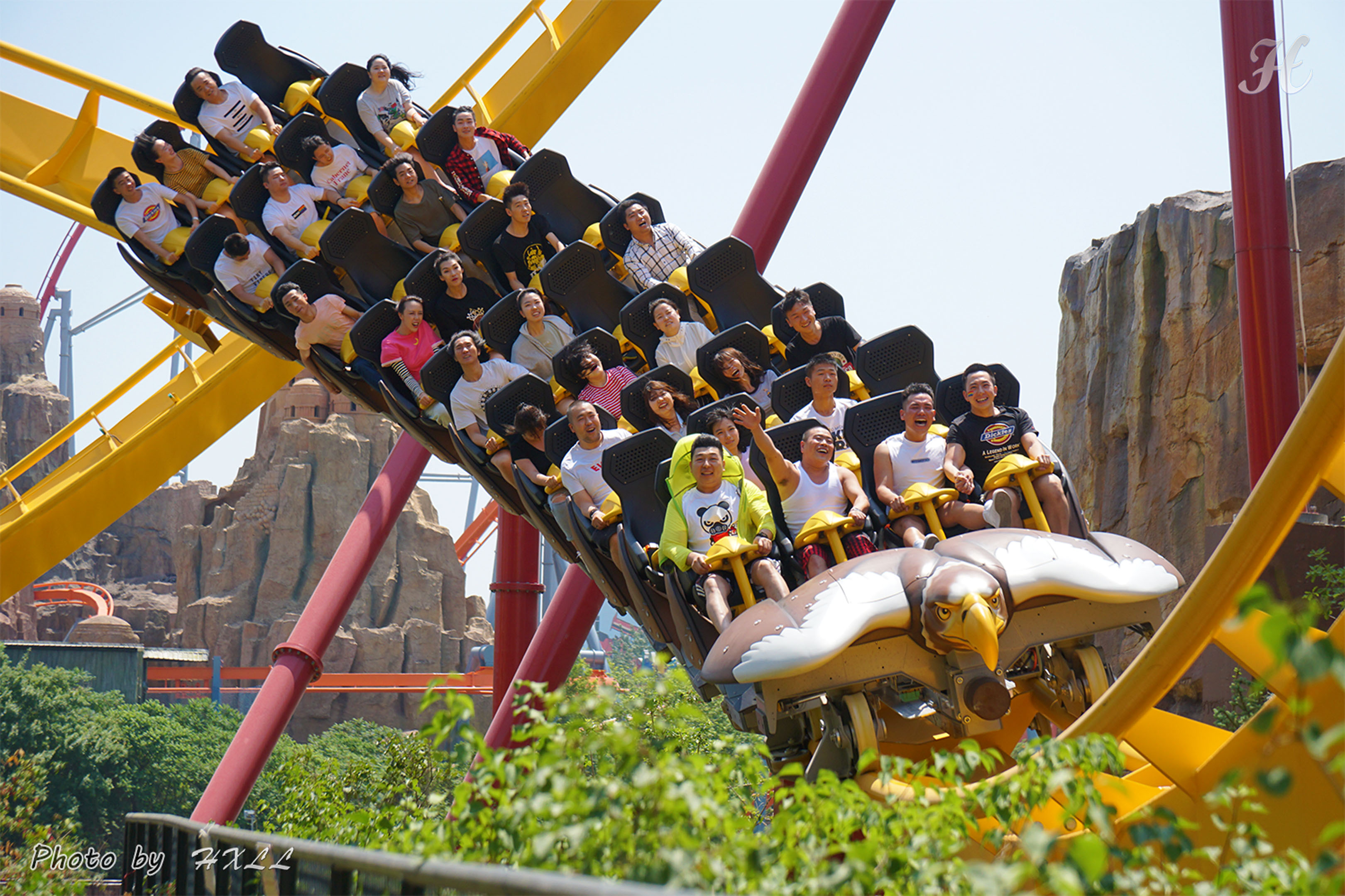 Flight of the Himalayan Eagle Music Roller Coaster Happy Valley