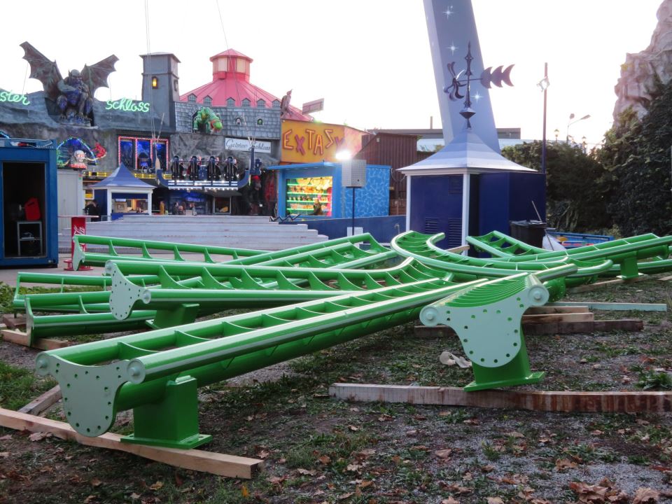 2020 Neuheit Roller Ball Coaster (RES Rides) Wiener Prater Österreich