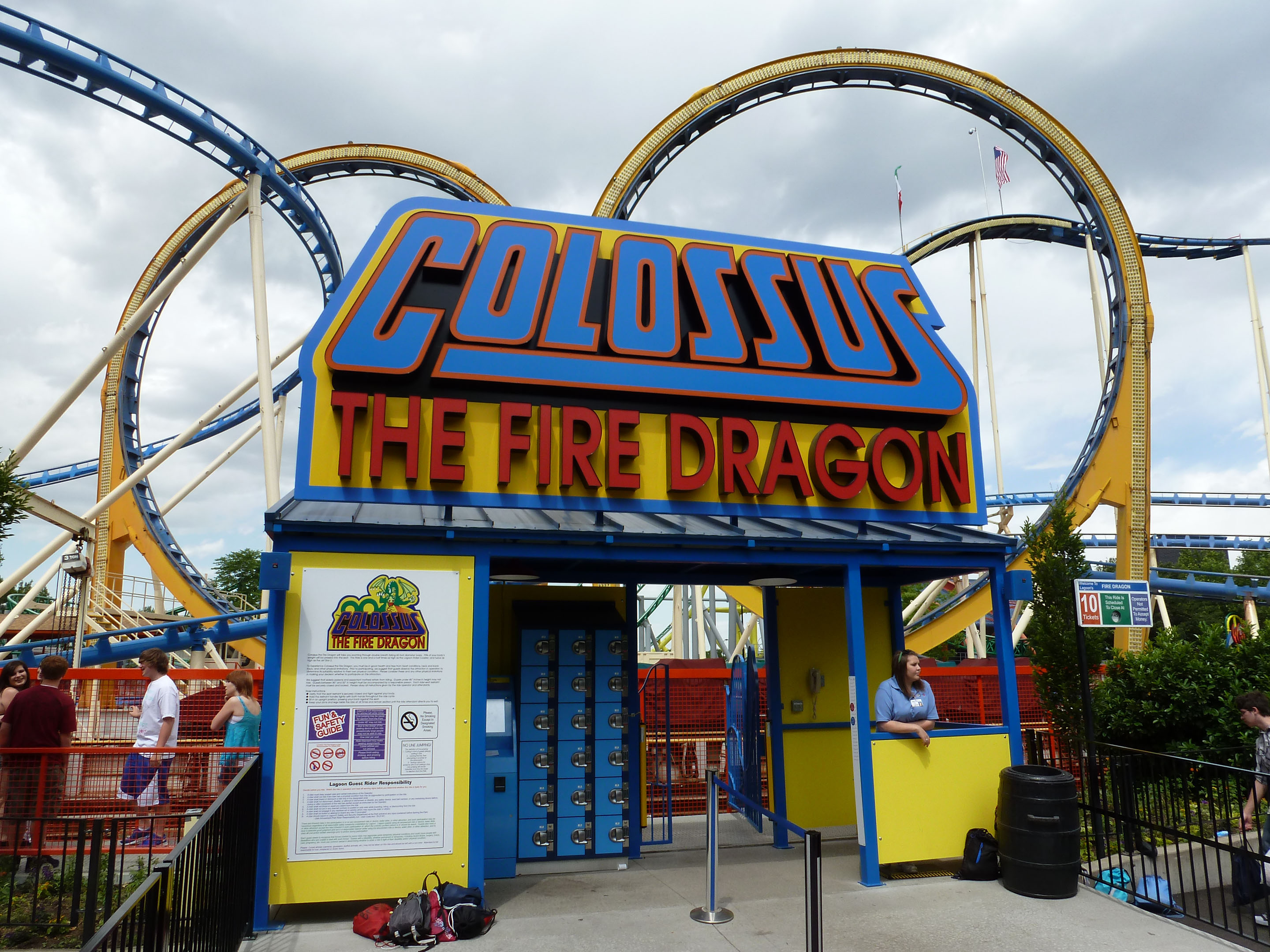 Colossus the Fire Dragon Lagoon Farmington Utah United States