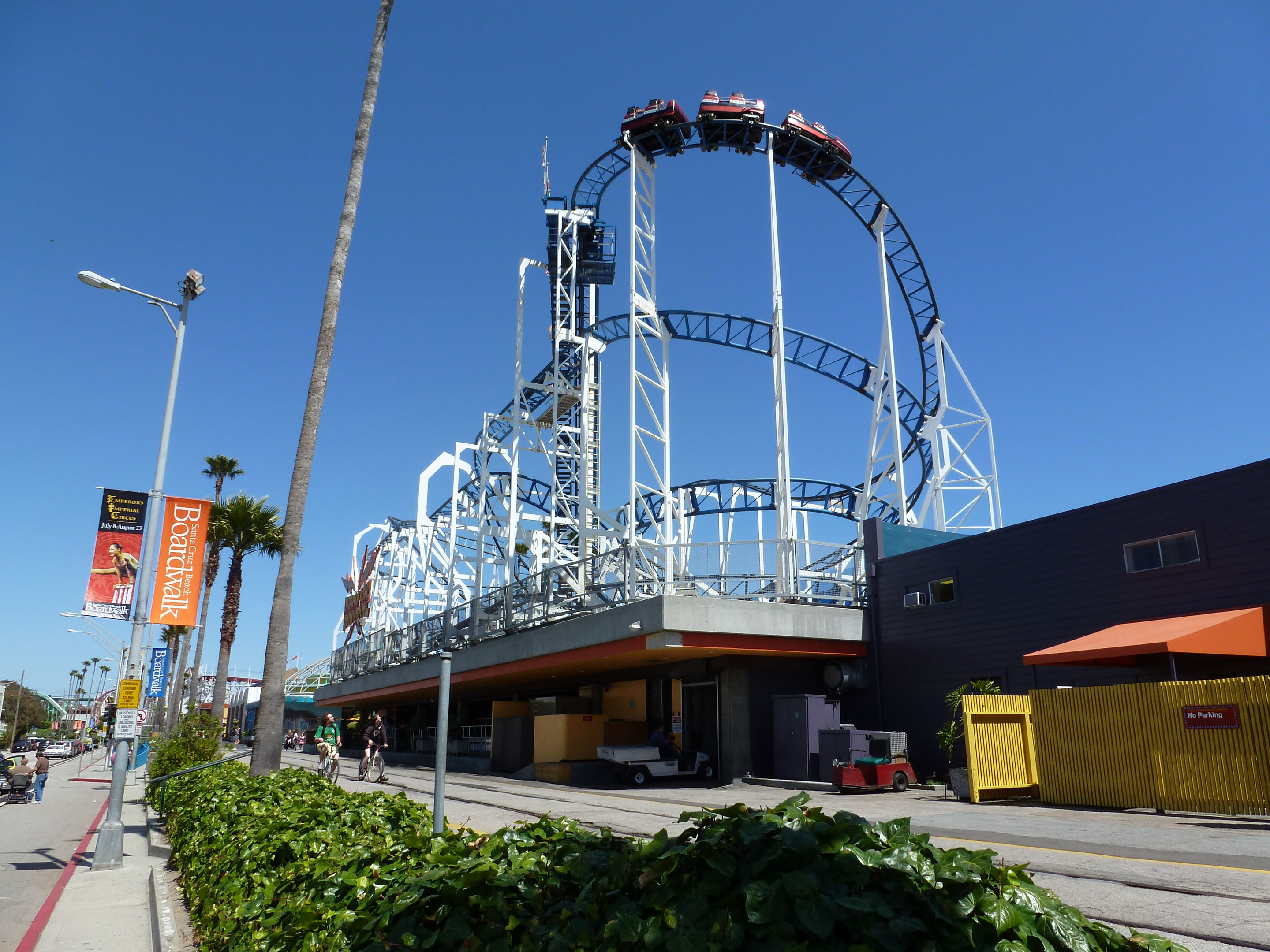 Hurricane Santa Cruz Beach Boardwalk Santa Cruz California