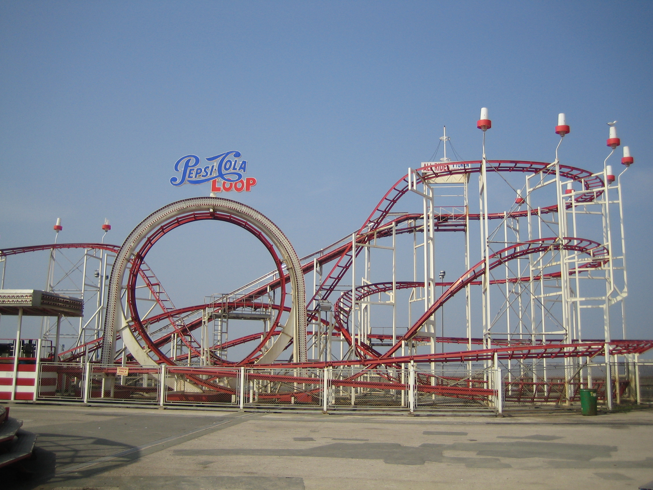 Pepsi Cola Loop Ocean Beach Amusement Park Rhyl Denbighshire