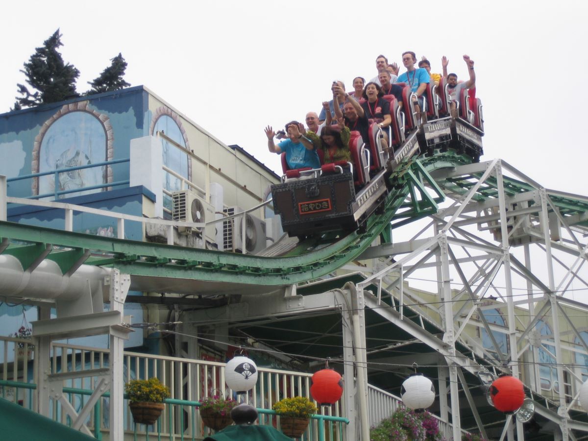 Roller Coaster Hanayashiki Asakusa Taito Tokyo Japan