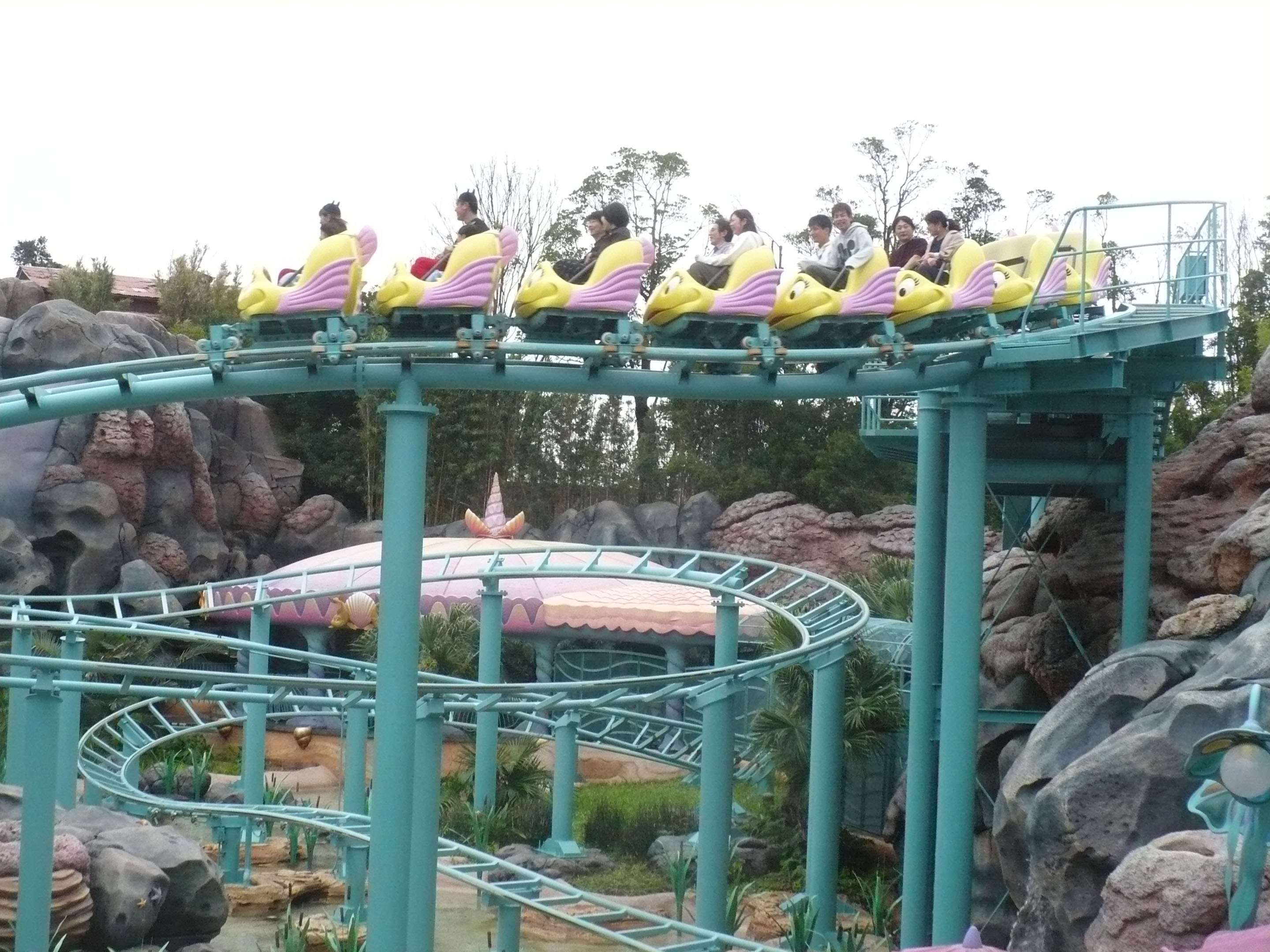 Flounder S Flying Fish Coaster Tokyo Disneysea Urayasu Chiba Japan