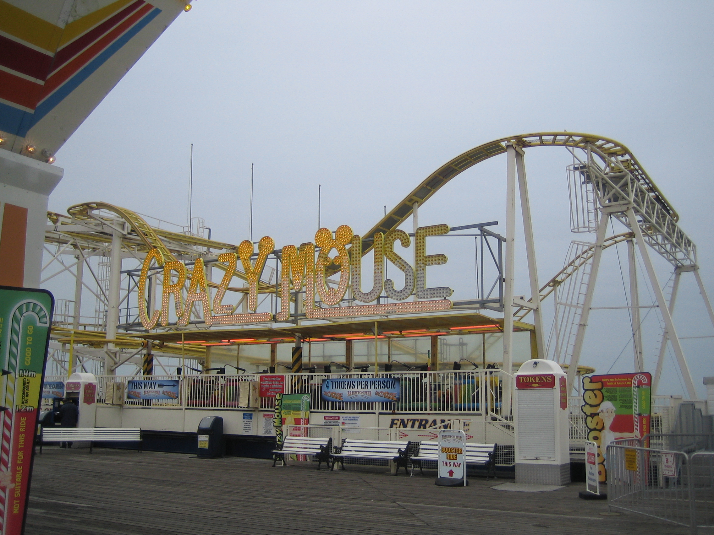 Crazy Mouse Brighton Palace Pier Brighton East Sussex England