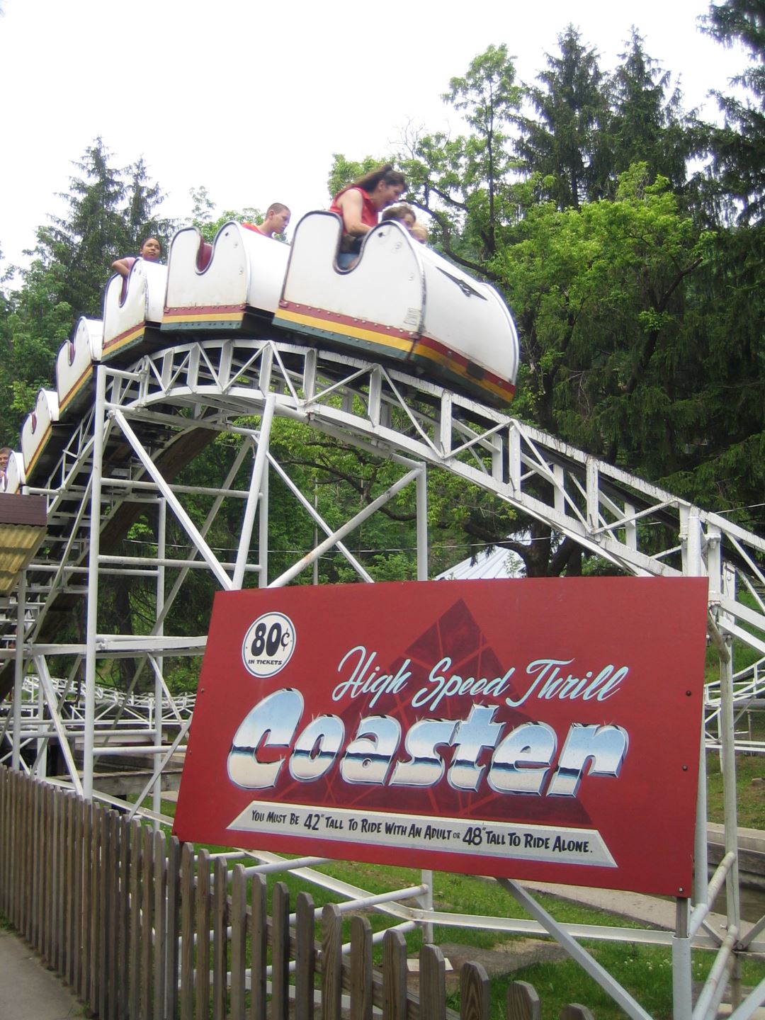 High Speed Thrill Coaster Knoebels Amusement Resort Elysburg