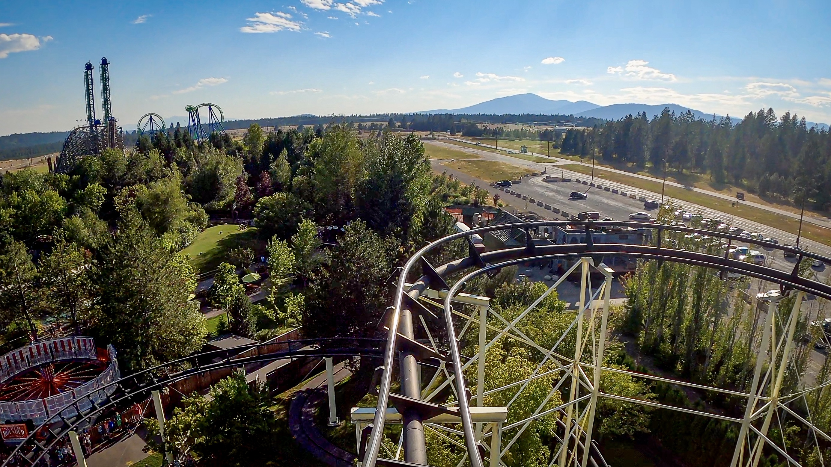 Corkscrew Silverwood Theme Park Athol Idaho United States