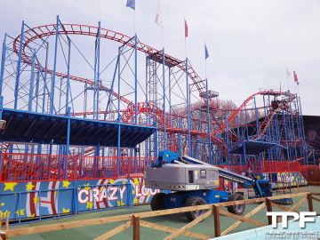 Crazy Loop Brean Theme Park Brean Somerset England United