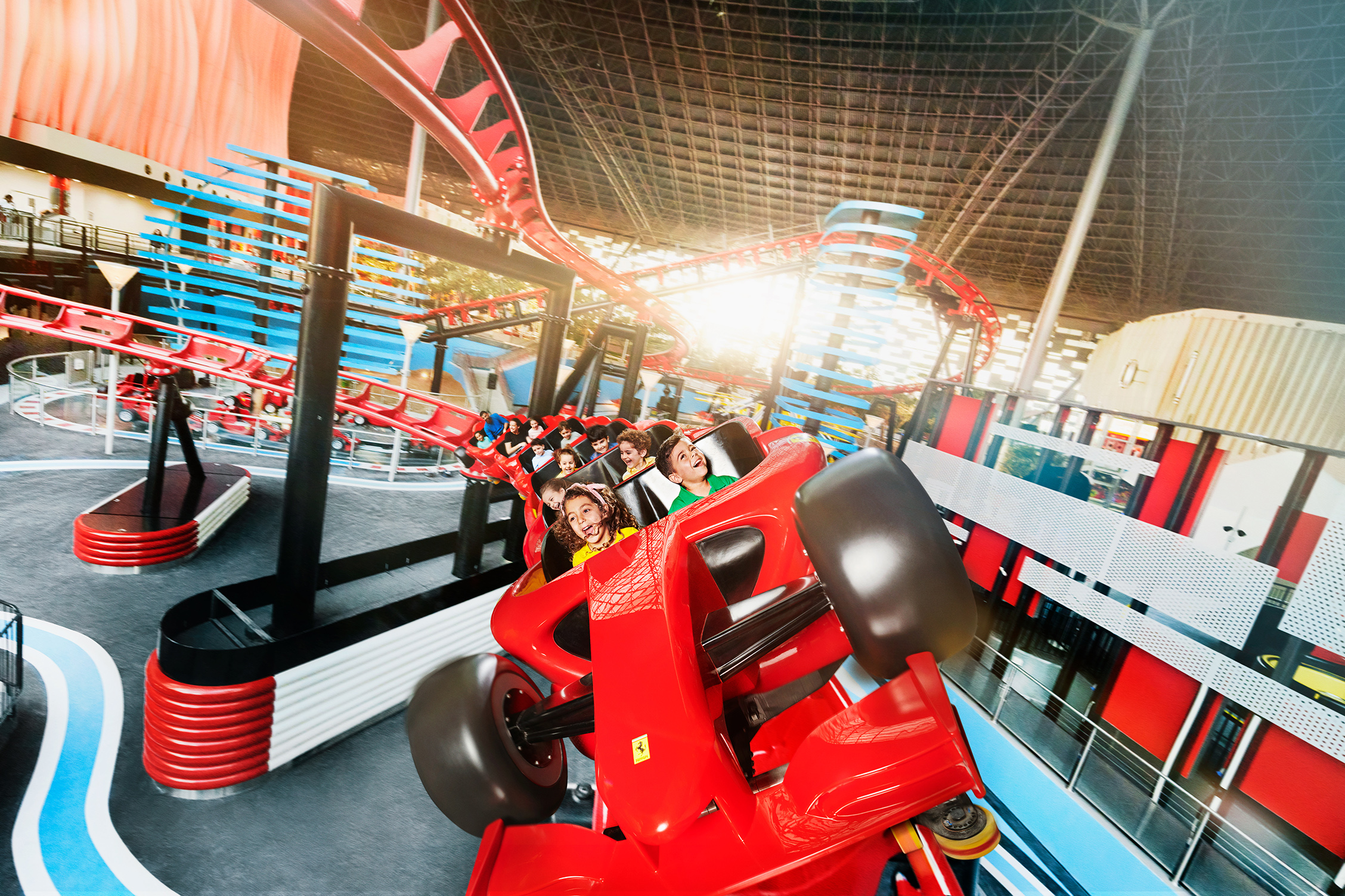 Formula Rossa Junior - Ferrari World Abu Dhabi (Abu Dhabi, Abu Dhabi,  United Arab Emirates), image size:2256x1504