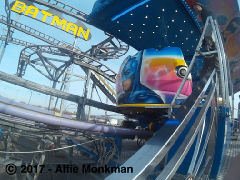 Batman Fun Land Towyn Gwynedd Wales United Kingdom