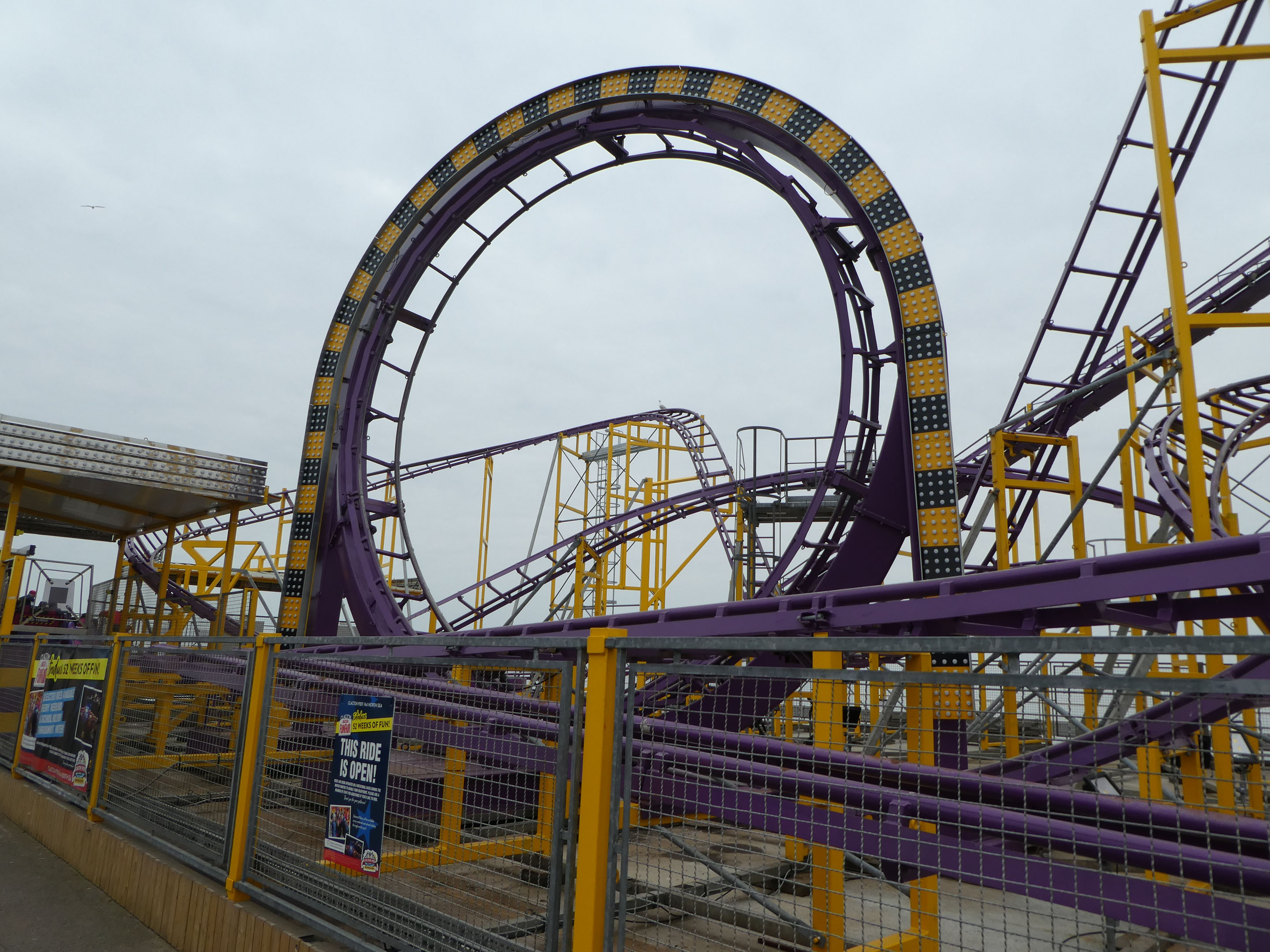 Looping Star Clacton Pier Clacton on sea Essex England