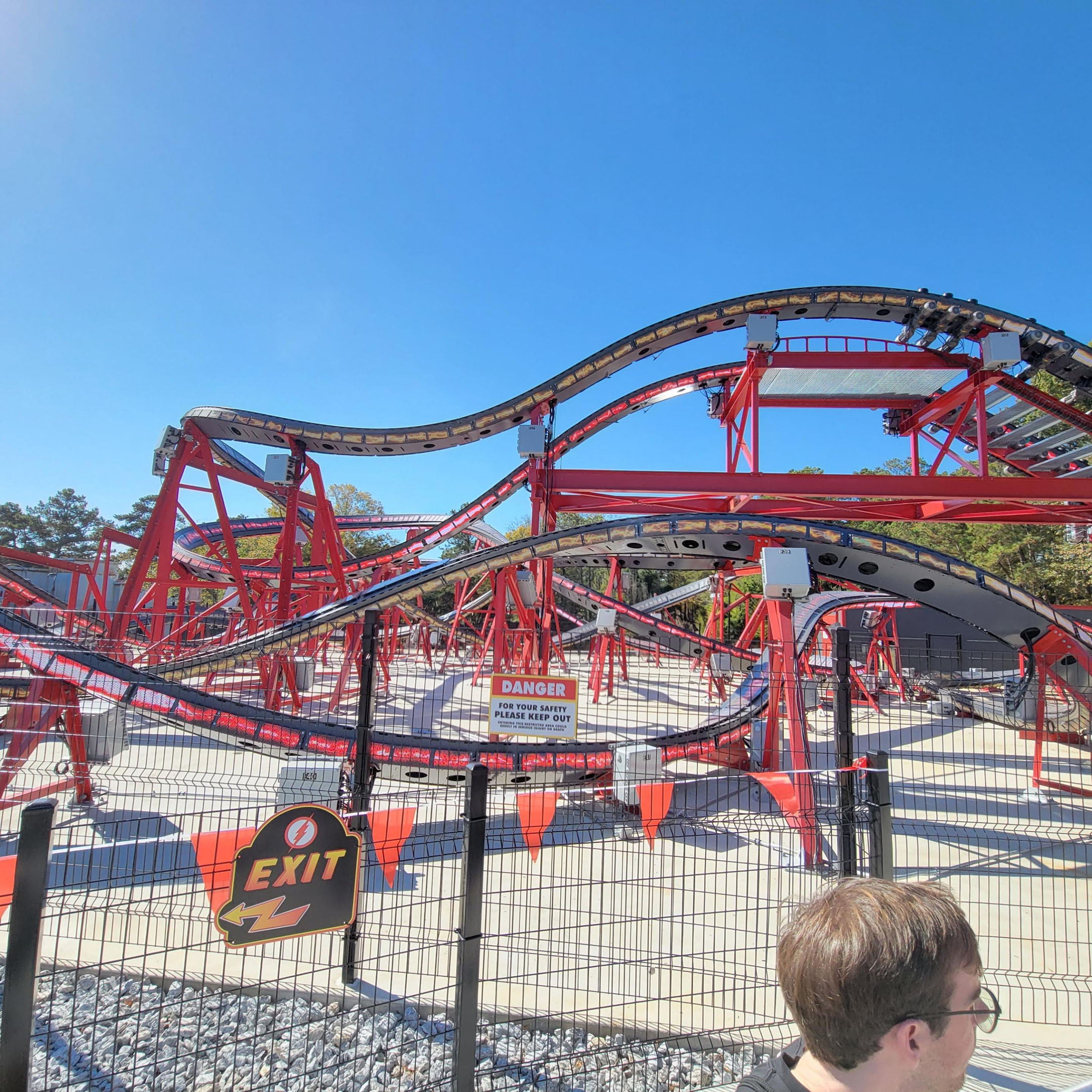 Kid Flash Cosmic Coaster - Six Flags Over Georgia (Austell