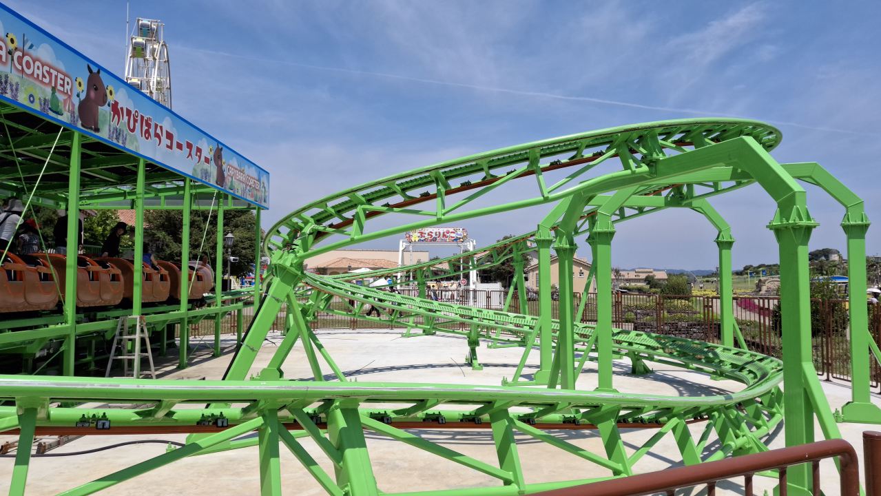 にこ 豊洲 コースター Capybara Coaster - Nagai Uminote Park Soleil Hill (Yokosuka